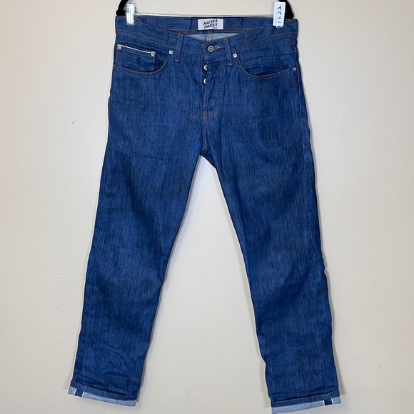 Naked & Famous Denim Other - Naked & Famous Weird Guy Selvedge Cerulean Kasuri Jeans - Men's Size 32*31